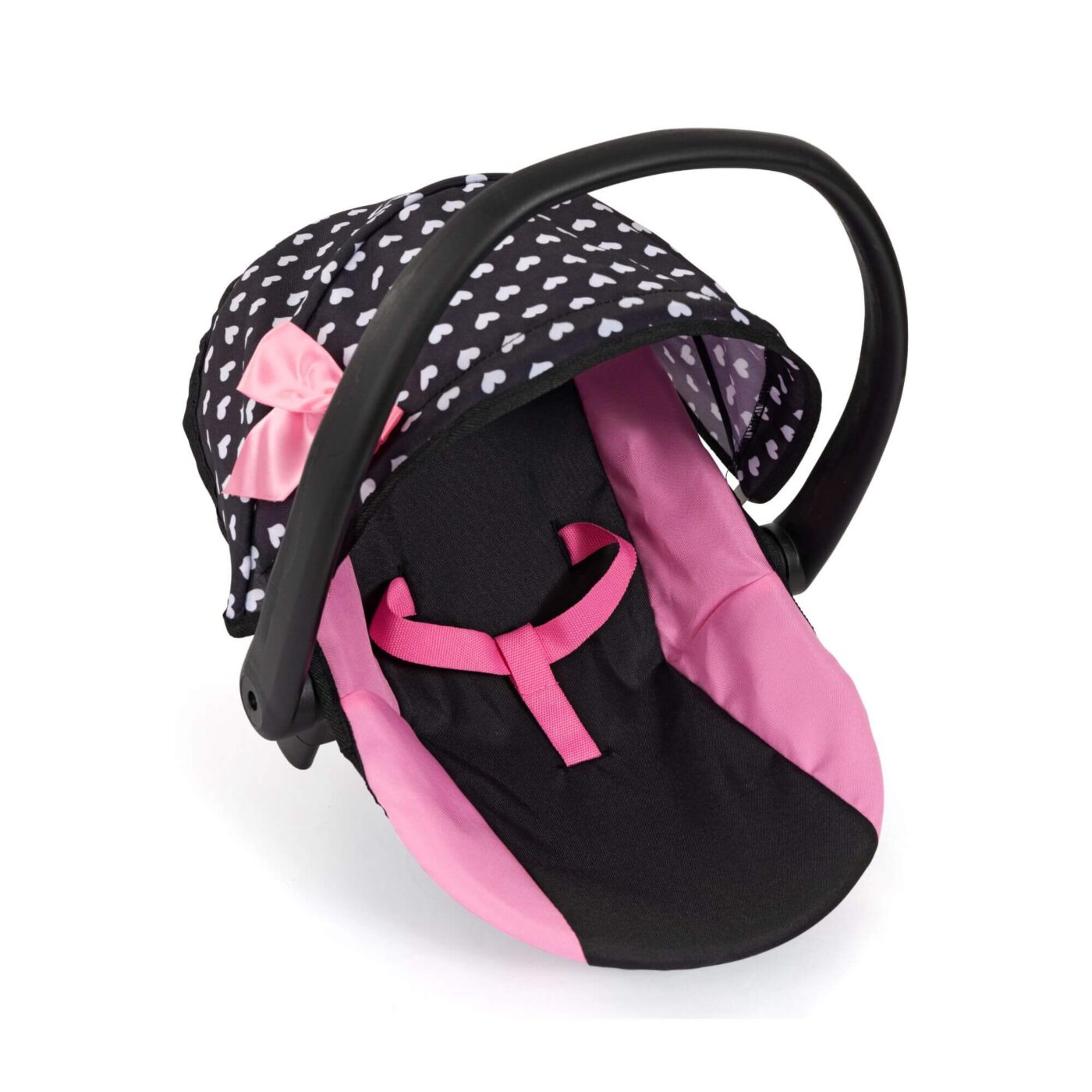 BAYER DOLL ACCESSORIES - CAR CAPSULE PINK AND BLACK