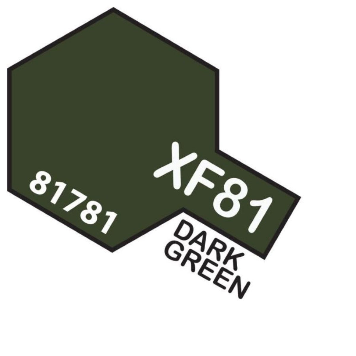 TAMIYA ACRYLIC  PAINT MINI XF-81 DARK GREEN 2 (RAF) - Toyworld Frankston