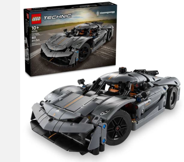 LEGO 42173 - TECHNIC - KOENIGSEGG JESKO ABSOLUT GRAY HYPERCAR - Toyworld Frankston