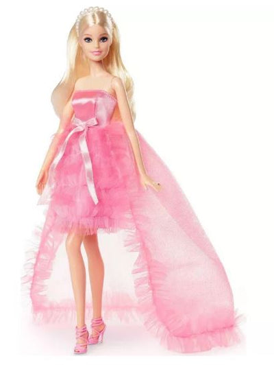 BARBIE SIGNATURE - BIRTHDAY WISHES PINK DRESS - Toyworld Frankston