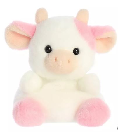 PALM PALS - BELLE STRAWBERRY COW 5" PLUSH