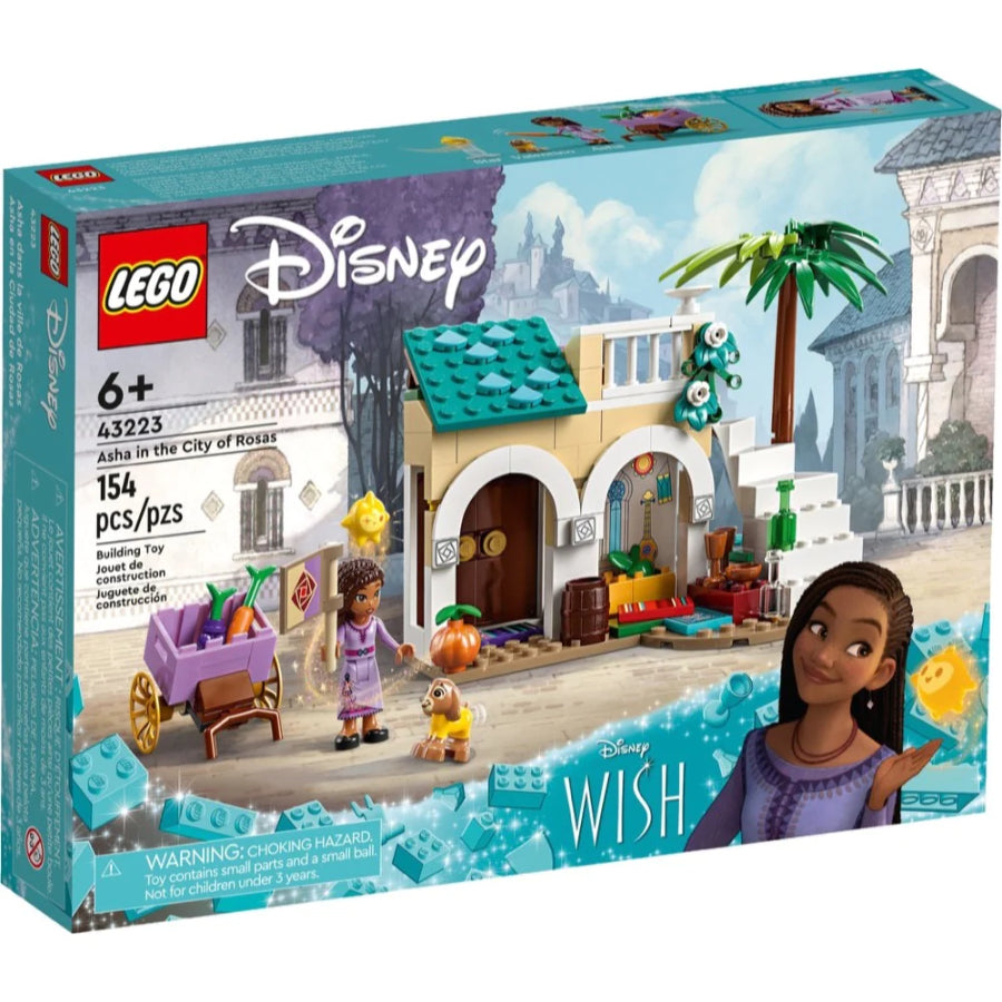 LEGO 43223 DISNEY WISH ASHA IN THE CITY OF ROSAS - Toyworld Frankston