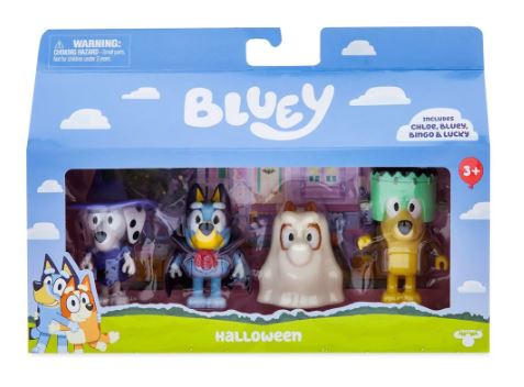 BLUEY AND FAMILY - HALLOWEEN FIGURE PACK - Toyworld Frankston