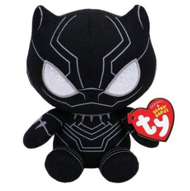 TY BEANIE BABIES - MARVEL BLACK PANTHER REGULAR - Toyworld Frankston