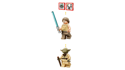 LEGO 75422 STAR WARS SMART PLAY - YODA'S HUT AND JEDI TRAINING - Toyworld Frankston