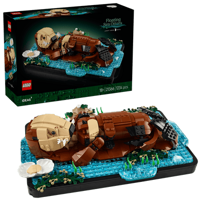LEGO 21366 IDEAS - FLOATING SEA OTTERS - Toyworld Frankston