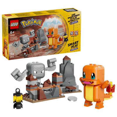 LEGO 72157  POKEMON - SMART PLAY CHARMANDER AND GEODUDES CAVERN CLASH