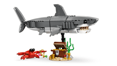 LEGO 31381 CRFEATOR - FIERCE SHARK WITH A TREASURE CHEST 3 IN 1 - Toyworld Frankston