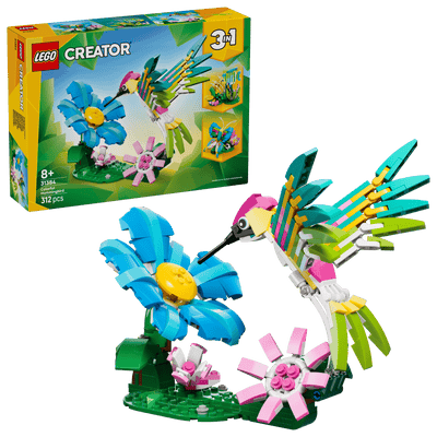 LEGO 31384 CREATOR - COLORFUL HUMMINGBIRD 3 IN 1 - Toyworld Frankston