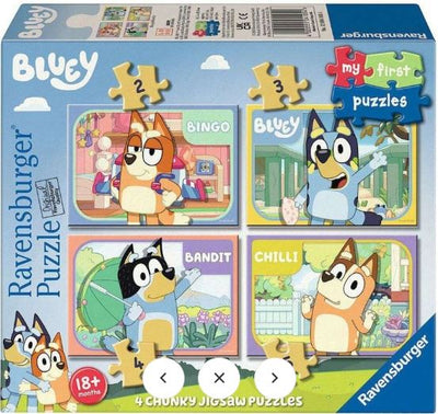 RAVENSBURGER PUZZLE PEPPA PIG LET'S PARTY! 4 IN A BOX 2-3-4-5 PIECE