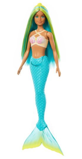 BARBIE MERMAID COLOURFUL HAIR AND BLUE TAIL DOLL