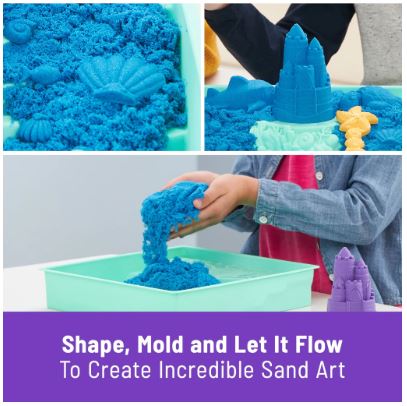 KINETIC SAND SANDBOX SET - BLUE