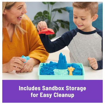 KINETIC SAND SANDBOX SET - BLUE