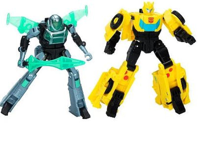 TRANSFORMERS EARTHSPARK - BUMBLEBEE AND MO MALTO CYBER COMBINER - Toyworld Frankston