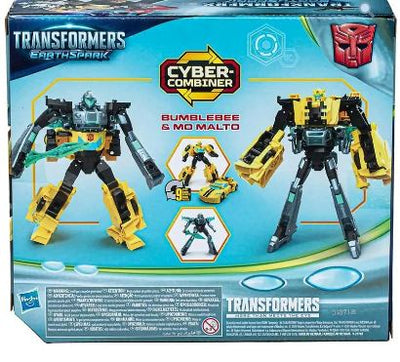 TRANSFORMERS EARTHSPARK - BUMBLEBEE AND MO MALTO CYBER COMBINER - Toyworld Frankston
