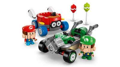 LEGO 72034 SUPER MARIO MARIO KART – BABY MARIO VS. BABY LUIGI