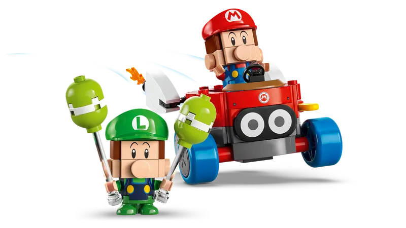 LEGO 72034 SUPER MARIO MARIO KART – BABY MARIO VS. BABY LUIGI