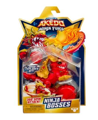 AKEDO NINJA FURY NINJA BOSSES - SCORCHED CLAW - Toyworld Frankston