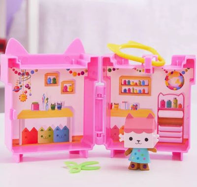GABBY'S DOLLHOUSE CLIP ON PLAYSET BABY BOX PINK - Toyworld Frankston