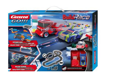 CARRERA GO SLOT CAR SETS 1:43 BUILD 'N' RACE CONSTRUCTION SET