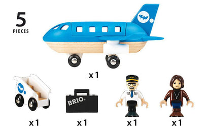 BRIO VEHICLE - AIRPLANE - 5 PIECES - Toyworld Frankston