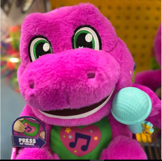 BARNEYS WORLD SING-A-LONG BARNEY PLUSH