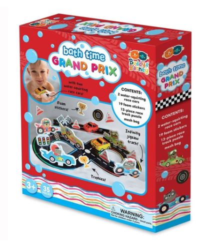 BUDDY AND BARNEY - BATH TIME RACING CAR GRAND PRIX