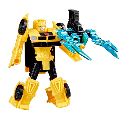 TRANSFORMERS CYBERWORLD ARMOURED CYBER CHANGERS - BUMBLEBEE - Toyworld Frankston