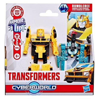 TRANSFORMERS CYBERWORLD ARMOURED CYBER CHANGERS - BUMBLEBEE - Toyworld Frankston