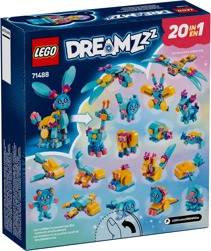 LEGO DREAMZZZ 71488 BUNCHU'S CREATIVE ANIMAL ADVENTURES