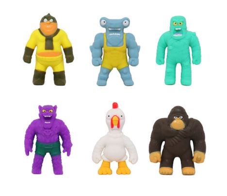 HEY BUTTY SUPER STRETCHY MONSTER ASSORTMENT - SINGLE STRETCHY FIGURE - Toyworld Frankston