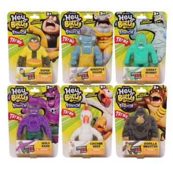 HEY BUTTY SUPER STRETCHY MONSTER ASSORTMENT - SINGLE STRETCHY FIGURE - Toyworld Frankston