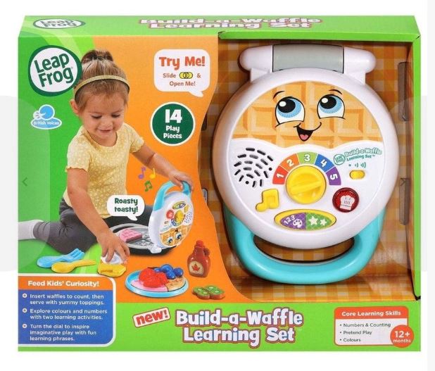 LEAP FROG BUILD-A-WAFFLE LEARNING SET - Toyworld Frankston
