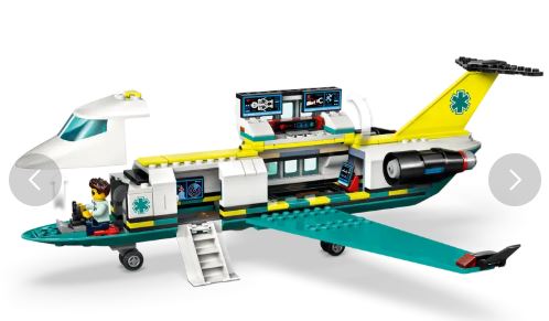 LEGO 60465 CITY - EMERGENCY AIR AMBULANCE AIRPLANE - Toyworld Frankston
