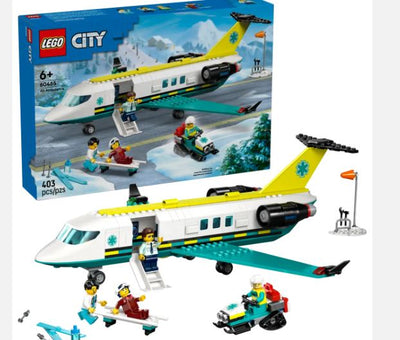 LEGO 60465 CITY - EMERGENCY AIR AMBULANCE AIRPLANE - Toyworld Frankston