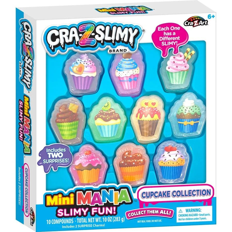CRA Z SLIMY - MINI MANIA SLIMY FUN CUPCAKE COLLECTION - Toyworld Frankston