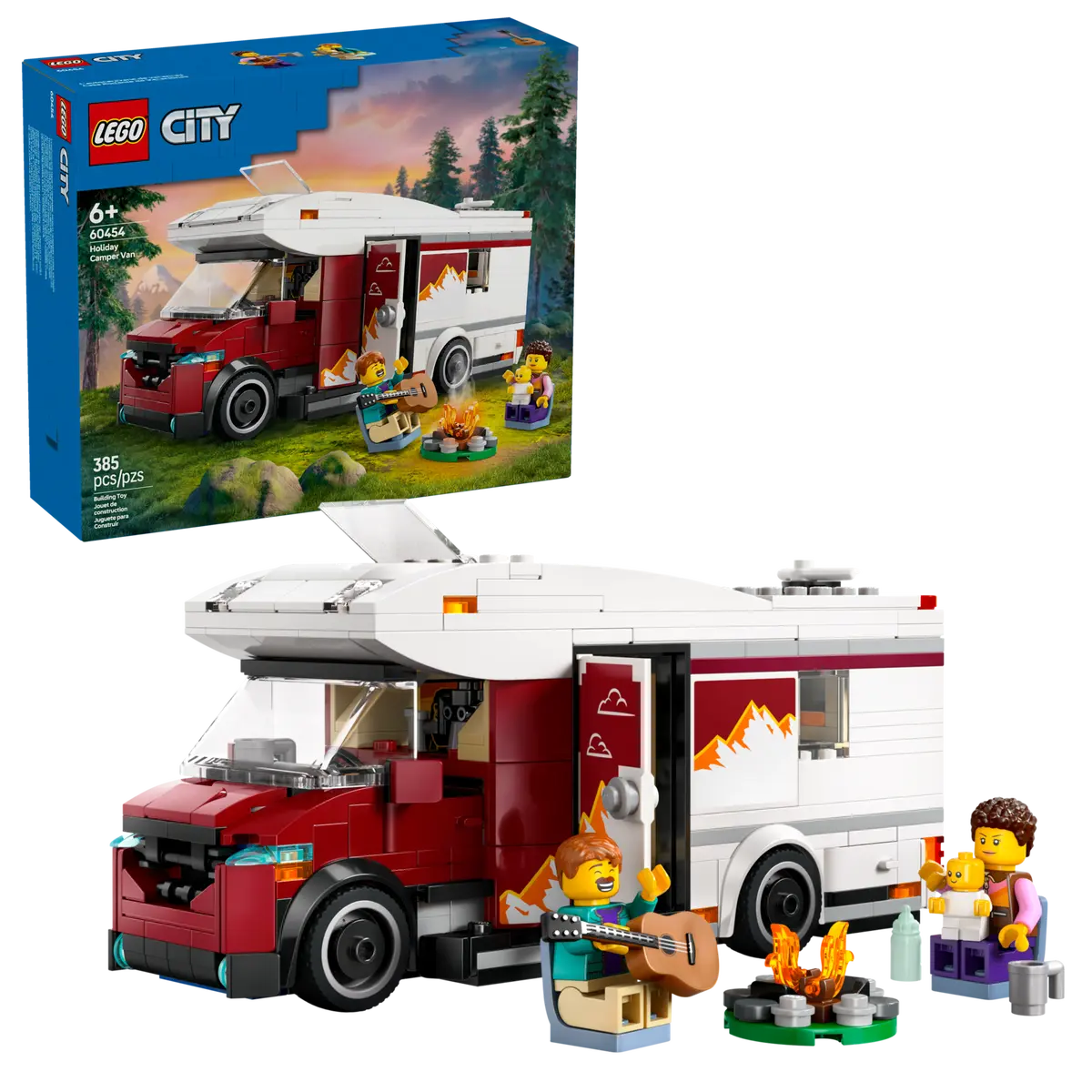 LEGO CITY 60454 HOLIDAY ADVENTURE CAMPER VAN - Toyworld Frankston