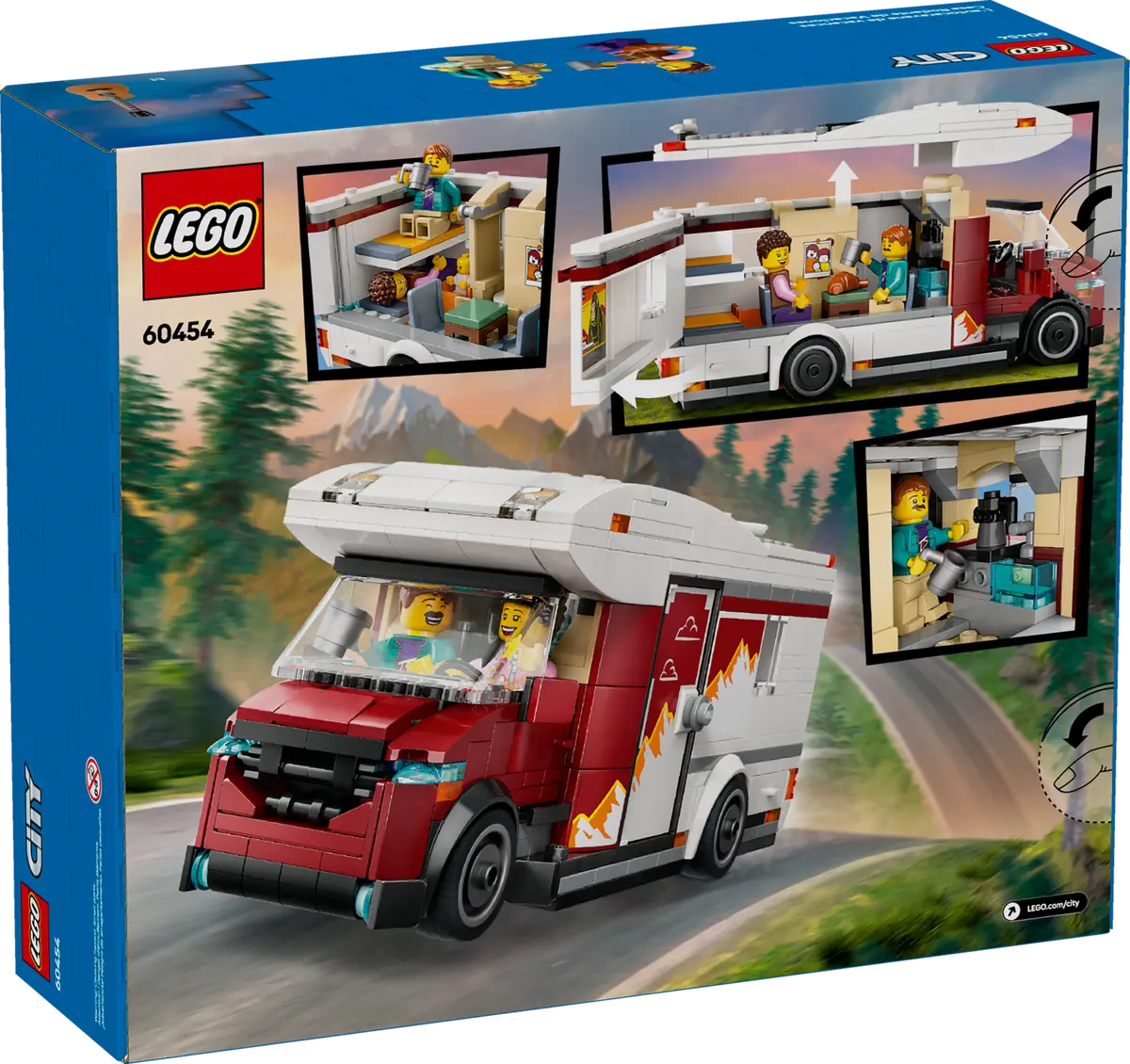 LEGO CITY 60454 HOLIDAY ADVENTURE CAMPER VAN