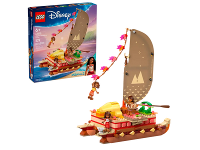 LEGO DISNEY 43270 MOANA 2 MOANA'S ADVENTURE CANOE