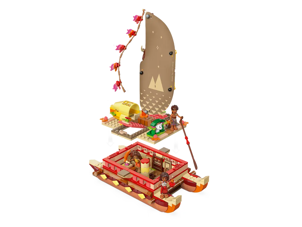 LEGO DISNEY 43270 MOANA 2 MOANA'S ADVENTURE CANOE