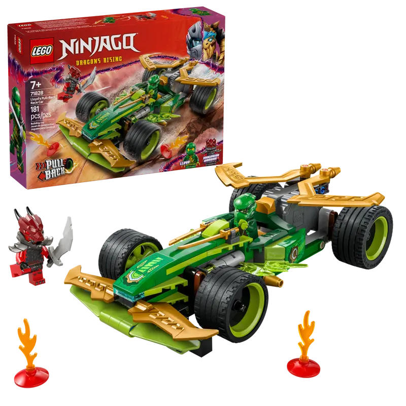 LEGO NINJAGO 71828 LLOYD'S PULLBACK RACE CAR - Toyworld Frankston