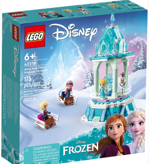 LEGO 43218 DISNEY - ANNA AND ELSA'S MAGICAL CAROUSEL - Toyworld Frankston