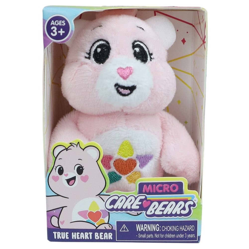 MICRO CARE BEARS PLUSH - TRUE HEART BEAR - Toyworld Frankston
