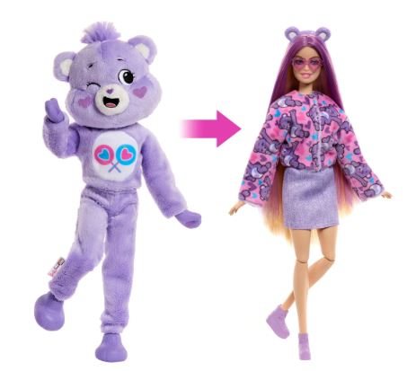 BARBIE CUTIE REVEAL - CARE BEARS - PURPLE