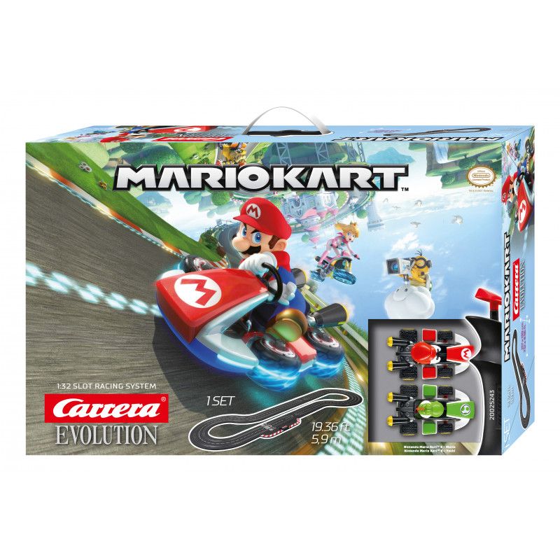 CARRERA EVOLUTION - MARIO KART 8 SET 5.9M SLOT CAR TRACK - Toyworld Frankston
