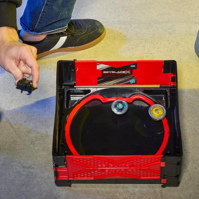 BEYBLADE X CLASH AND CARRY COMBAT MOBILE BEYSTADIUM - Toyworld Frankston