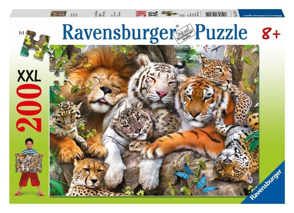 RAVENSBURGER - BIG CAT NAP PUZZLE 200 PIECE PUZZLE