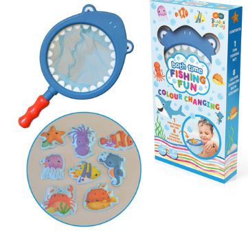 BUDDY & BARNY BATH TIME COLOUR CHANGING FISHING FUN - Toyworld Frankston