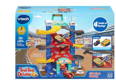 VTECH TOOT TOOT DRIVERS CRISS CROSS RACEWAY