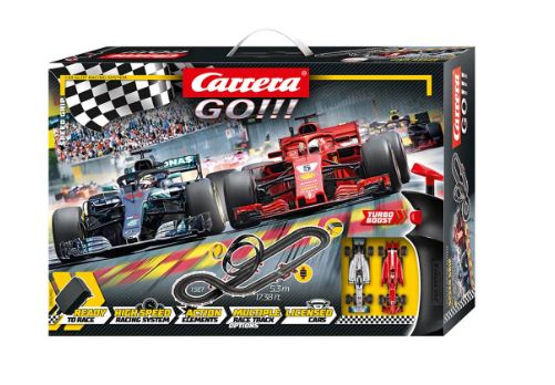 CARRERA GO SLOT CAR SETS 1:43 SPEED GRIP FORMULA 1 5.3M TRACK